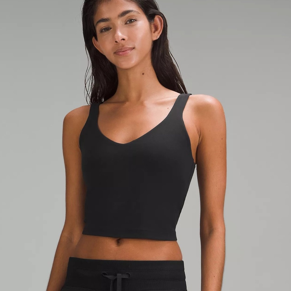 lululemon Align Tank Top, Black, Size 8, Built in bra with padding, A/B Cup